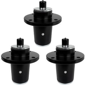 IDEASURE 607407 604255 Lawn Mower Deck Spindle Compatible with Hustler ATZ Super S Super Z X One Zero Turn Mower, Fit for 36" - 72" Deck, 3 Pack