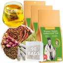 Wanhua Hall Winter Melon Lotus Leaf Tea Oil Cleansing Tea Mixed with Barley Rose Cassia seed Orange Peel 90 Bags Natural Herbal Chinese Tea Bags Caffeine Free, BB Date 04/09/2027