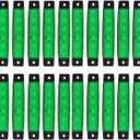 Green LED Side Marker Lights (Pack of 20) 6 LED 2835 SMD Clearance Lamps for Truck Trailer RV Campervan Pickup Tractor Lorry SUV Boat 12V DC Shockproof