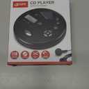 GPX PC332B Portable CD Player with Anti-Skip Protection, FM Radio and Stereo Earbuds - Black