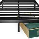 ZINUS Van 16 Inch Full Metal Platform Bed Frame, Steel Slat Support, No Box Spring Needed, Easy Assembly, Black