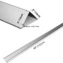 Aluminium Alloy Metal Corner Guards 6 Pcs Wall Corner Protector 3" x 3" x 48" Wall Corner Protection Decoration Pack of 6 Corner Guards 20 Ga/1 mm Thickness