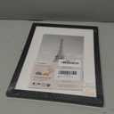 Upsimples 8.5 By 11 Picture Frame, Display Pictures 6x8 with Mat or 8.5 x 11 Without, Wall Hanging Photo Frames, Black, 1 Pack