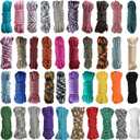 40 Colors 10 Feet Paracord Cord Multifunction Paracord Ropes 550lb Survival Paracord Random Combo Crafting Kit, for Making Lanyard, Bracelet, Dog Collar, Idea for Gift