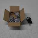 HOLKIE Caster Wheels 2 inch with No Brake Casters Set of 4, Threaded Stem 3/8" -16 x 1 (Diameter 3/8", Length 1") Swivel Set of 4 Heavy Duty Castors Black