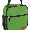 Femuar Lunch Box for Men Women Adults Small Lunch Bag for Office Work Picnic  Reusable Portable Lunchbox, Dark Green