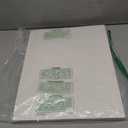 50 Sheets White Poster Board, 14"x18" White Poster Paper, Heavyweight Poster Boards, 250gsm, Blank Poster Board for Art Display, Classroom Use, Craft Project, Presentation, Thickness Vision Board