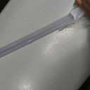 Frameless Shower Door Bottom Seal Shower Sweep with Drip Rail for 3/8" Glass,36" Long, Vinyl, Clear