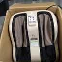 Human Touch Reflex SOL Foot & Calf Massager w/ Heat - Plantar Fasciitis Relief + Circulation + Shiatsu Deep Kneading + Vibrating for Stress + Compression - Adjustable for Women and Men up to Size 12