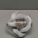 3 Link Wood Knot Decor Rustic Home Dcor Accents Hand Carved Coffee Table Decoration, Boho Chain Link Decoration, Modern Shelf, Rustic Objects for Home Living Room Bedroom(Retro White)