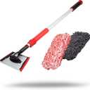 Maxshine IncrediStick Car Wash Stick Wash Mitt  Extends to 4ft with Lightweight Aluminum Handle  Includes Microfiber & Chenille Covers  Compact Design, Cleaning Tool for Cars, Trucks & RVs