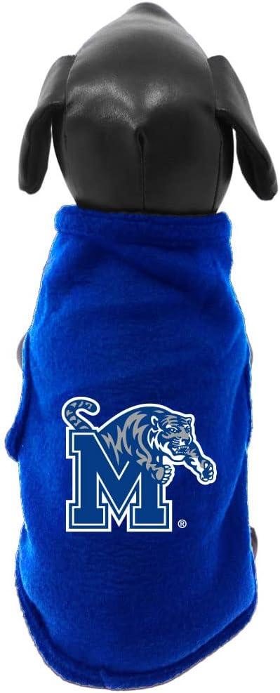 NCAA Memphis Tigers Sleeveless Polar Fleece Dog Sweatshirt