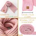 Kids Scarf Winter Neck Warmer Toddler Neck Scarf Girls Thick Scarves Boys Warm Neck Warp 2-12 Years