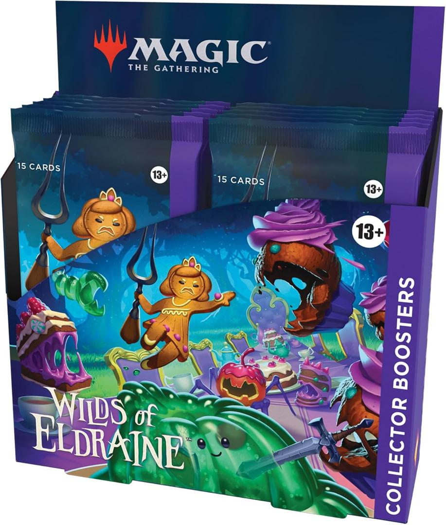 Magic: The Gathering Wilds of Eldraine Collector Booster Box - 12 Packs (180 Magic Cards)