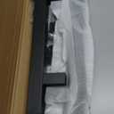 SKYSEN 2 Pack 12" Barn Door Handles, Sliding barn Door Pull Handle, No Gap Flat Plate Design- Heavy Duty- Square- Easy to Install- Matt Black (685-2)