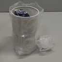 Small Bedside Night Table Lamp for Bedroom, Minimalist Nightstand Lamp with Round Fabric Linen Shade, Study Reading Desk Lamp for Kids Room, Living Room, College Dorm, Home, Office (Standard-Round-set of 1)