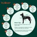 Kuoser Waterproof Dog Coat, Reversible Dog Jacket for Small Dogs, Adjustable Durable Doggie Winter Coat Warm Cozy Puppy Cold Weather Apparel from Small to Large Breed, Bright Red S