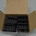 Bed Risers with Adjustable Screw Clamp, Fits Furniture Frame from 0 to 1.5 Inch, Furniture Risers 2 Inch Heavy Duty Risers for Square Round Straight Furniture Legs Support up to 5000Ibs (4Pack, Black)