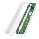 Storage Box with Lid and 2 Pack Pencil Tips for Apple Pencil 1st Generation and Apple Pencil 2nd Generation,Pen Protective Carrying Case for Apple iPad Pencil  Holder Accessories Storage(Green)