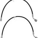 TRQ Brake Hose Set Compatible with 2010-2015 Chevrolet Camaro