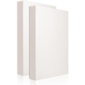 High Density XPS Foam Board,2 Pack 15.6x11.7X 2in Polystyrene Craft Foam Sheets, Rigid and Easy to Shape,DIY Modeling Art Projects, Party Decoration, Cosplay Prop Production, Carve,Heat Insulation