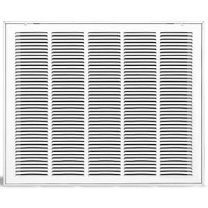 Fancat Return Air Filter Grille for 25x20 Ducts, Steel Air Vent Cover with Removable Door for 1" Filters | Fits Sidewall & Ceiling | Outer Size: 27 5/8" W x 22 5/8" H
