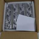 EHWINE 24 Pack Acrylic Sign Holder 4 x 6, Double Sided Gold Picture Frame Stand up Table Top Sign Holders, Clear Display Stand Menu Flyer Holder for Wedding Party