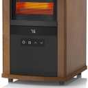 Infrared Heater for Large Room 1500W Space Heater with Remote Adjustable Thermostat Overheat Protection Electric Heater for Indoor Use