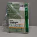 SUNEE 2026 Weekly & Monthly Hardcover Planner 5.5" x 8.3" - 12 Month (January 2026 - December 2026), Small Hardcover Planner, Pocket, Notes, 100 GSM Paper, Sage Green