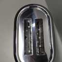 MUELLER HOME Retro Toaster 2 Slice, 7 Browning Levels, 3 Functions (Reheat, Defrost, Cancel), Stainless Steel Features, Removable Crumb Tray, Under Base Cord Storage, Black