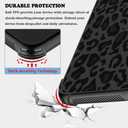 ZHEGAILIAN for iPhone 7/8/SE2/SE3 Case, Military-Grade Protection, All-Around Shockproof Corners, Anti-Scratch Phone Case for iPhone 7/8/SE2/SE3, Black Grey Leopard