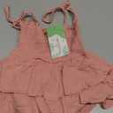 YOUNGER TREE Baby Girl Clothes Infant Summer Romper Dress Sleeveless Bodysuit Jumpsuit with Headband Toddler Outfits 12-18 Months, Gray Pink