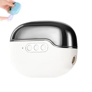 Electric Nail Clipper, 3 Speed Electric Nail Clippers for Seniors & Adults, Baby Electric Nail Trimmer with Light & Clip Storage, USB Electric Automatic Nail Clipper for Fingernail (Ivory White)