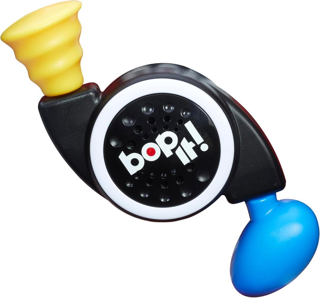 Hasbro Gaming Bop It! Micro Series Electronic Game for 1 or More Players, Classic Bop It! Gameplay in a Compact Size, Fun Party Game for Kids Ages 8+