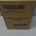 Airplane Seat Cushion Portable Travel Cushion for Comfort Foldable Stadium Pad with Breathable Fabric Seat Pad Perfect for Long Flights, Office, Bleacher, Camping (Standard Size - 15.7'', Dark Grey)