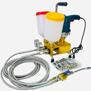 (2:1 Resin + Hardener Mix) Grouting Gun Grout Injection Pump EPOXY Polyurethane Foam for Concrete Repair Waterproofing Crack Repair Apartment Roofing Basement Garage Tunnel Bridge