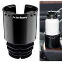 JOYTUTUS Large Stable Cup Holder Expander for YETI, Hydro Flask, Hold 18-40 oz Bottles and Mugs, Car Cup Holder Adapter with Adjustable Rubber Base