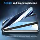 2 Pack for Samsung Galaxy S25 Plus Privacy Screen Protector Tempered Glass, Fingerprint Unlocking, 25 Anti Spy, Full Coverage, Case Friendly, Easy Installation, Compatible with Galaxy S25+