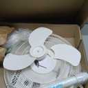 Lasko 2520 Oscillating Stand Fan,White 16 Inch