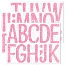 160 PCS Bulletin Board Letters 4 Inch Letter Stickers Large Glitter Alphabet Stickers Self Adhesive Letters Sticker for Poster Bulletin Board Classroom Mailbox Crafts Home Party Decor (12, Pink)
