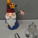 Solar Santa Claus Statue Garden Stake Lights forYard, Porch, Patio, Lawn, Solar Christmas Gnome Gifts for Women, Mothers Day, Christmas Housewarming