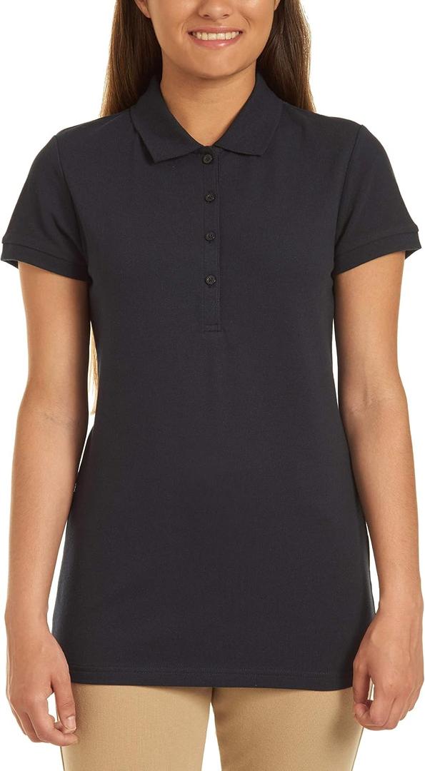 Chaps Junior's Uniform Short Sleeve Stretch Pique Polo (S)