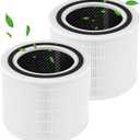 Core 200S Replacement Filter 2 Pack, 3-in-1 Filters Compatible with LEVOIT Core 200S Smart WiFi Air Purifier,HEPA Core 200S-RF Filters (White)
