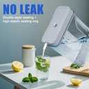 Upgraded DA97-17395A Refrigerator Water Pitcher - PSLER Water Filter Pitcher Replacement for No Leak Fridge Fridge Door Water Pitcher Reservoir RF23M8570SR, RF23M8590SG, RF23M8090SR