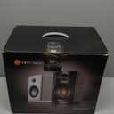 HiVi-Swans OS-10 Powered Bookshelf Speakers, Bluetooth 5.0 Active Computer Bookshelf Speakers - 4'' Dynamic Woofer,HiFi Stereo Speakers 62w RMS with Touch Control for PC/Phone/TV - White