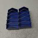 Hamiledyi 2 Pack Pigeon Feeder, Bird Dispenser Slot Container, Thick Durable Slot Container Feeding, Removable Steel Wire Partition for Pigeons Quails Birds Chicks Ducklings(Length: 8")