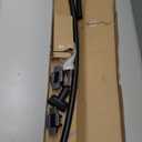 Curved Shower Curtain Rod, Adjustable 40-72 inches Extra Wide Curved Shower Rods for Bathroom, Rust proof Shower Rod, Premium Stainless Steel Curved Curtain Rod for Shower, Bathtub, Black