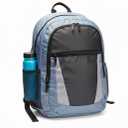 Backpack, compartments, blue, black, 3 Pack