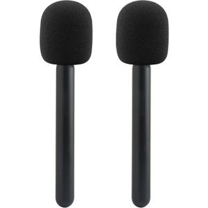 for DJI Mic Holder, Stand for DJI Mic 1/2, Replacement Interview GO Handheld Adaptor for Rode Wireless GO II / 2 / ME/Pro, Wireless Lav Microphone Handle Mount 2-Pack Adapter Accessories