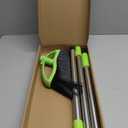 Soft Bristles Green Angle Broom with Long Handle Indoor Sweeping Broom for Home Kitchen Hardwood Floor Cleaning